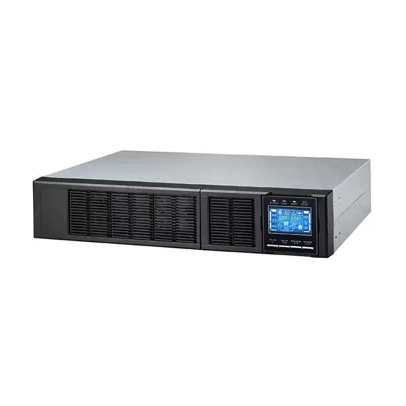 Online UPS Rackmount 19 inches 2U Single Phase Pure Sine Wave Rack-mounted Uninterruptible Power Supply 1KVA 2KVA 3KVA 1