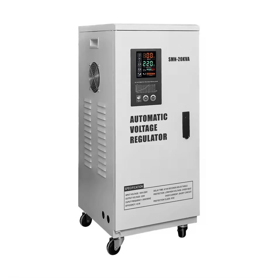 SMN Automatic Voltage Regulator AVR Single Phase Svc Servo Motor Voltage Regulator - Voltage Stabilizer 15KVA 20KVA 30KVA 1