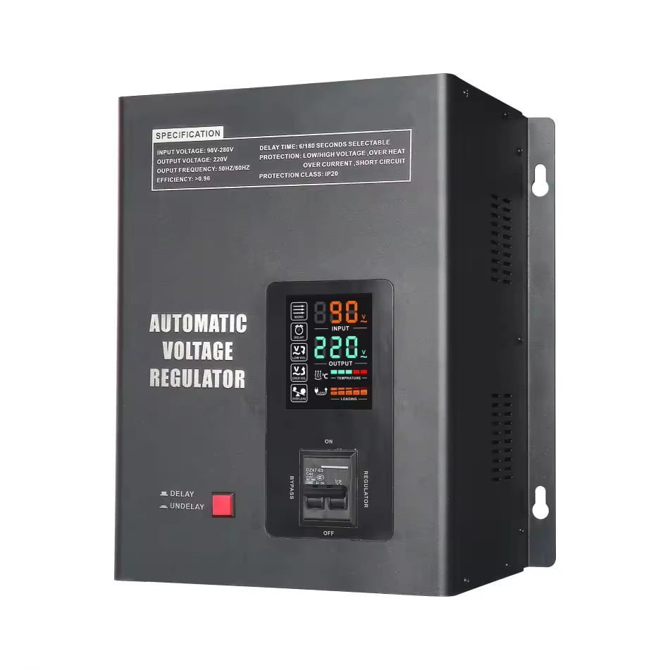SVC-W Automatic Electronic AVR Voltage Regulator - Voltage Stabilizer For Home 1KVA 1.5KVA 2KVA 3KVA 5KVA 7.5KVA 10KVA 15KVA 1
