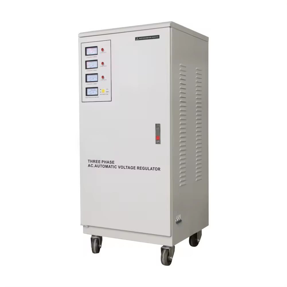 Three Phase Automatic Power Voltage Regulator Stabilizer For Factory Use 10KVA 15KVA 20KVA 30KVA 50KVA 60KVA 80KVA 100KVA 1
