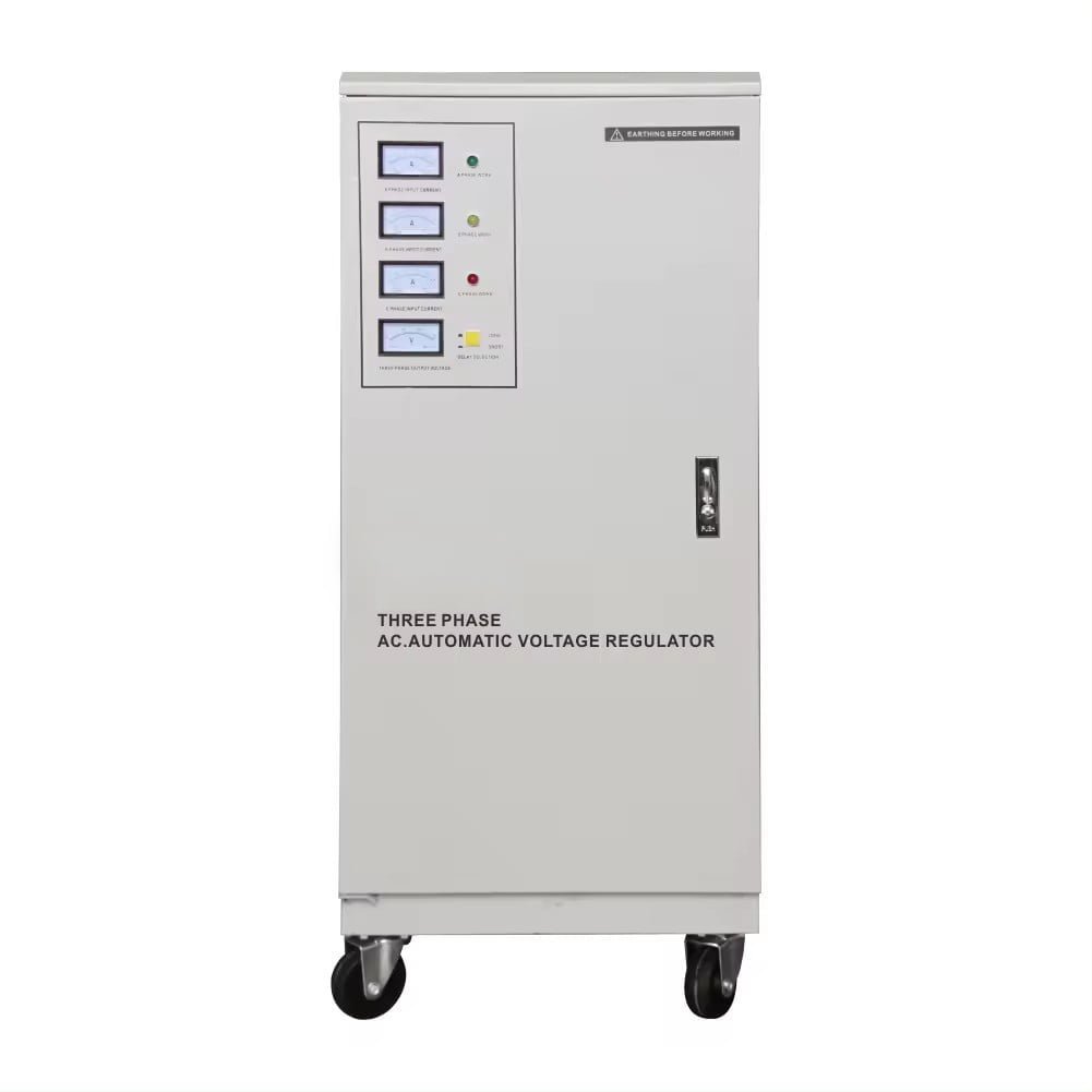 Three Phase Automatic Power Voltage Regulator Stabilizer For Factory Use 10KVA 15KVA 20KVA 30KVA 50KVA 60KVA 80KVA 100KVA 2