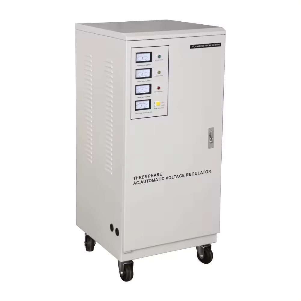 Three Phase Automatic Power Voltage Regulator Stabilizer For Factory Use 10KVA 15KVA 20KVA 30KVA 50KVA 60KVA 80KVA 100KVA 3